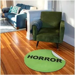 Creepy Company Creepy Co. VHS Horror Label Rug
