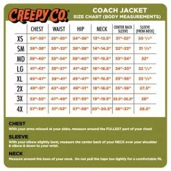 Creepy Co. Dracula Bela Lugosi™ Coach Jacket -Halloween Gear Sales creepyco coach jacket size chart 01 39b41278 a193 4ac1 9b42 d08e1f71610b 512x512
