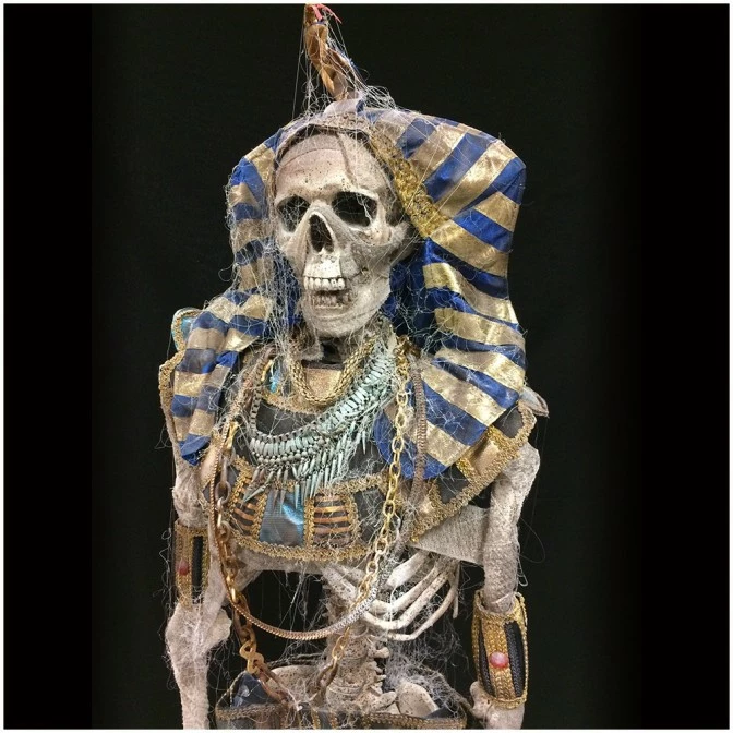 Mad About Horror Deluxe Egyptian Pharaoh Skeleton *SALE* 2 Mad About Horror Deluxe Egyptian Pharaoh Skeleton *SALE* - Image 2