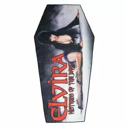 Kreepsville 666 Elvira Classic Red Logo Coffin Beach Towel