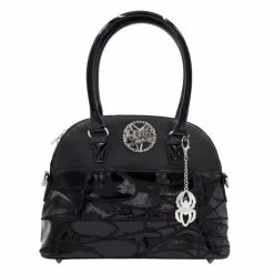 Kreepsville 666 Elvira Macabre Mobile Black Web Handbag