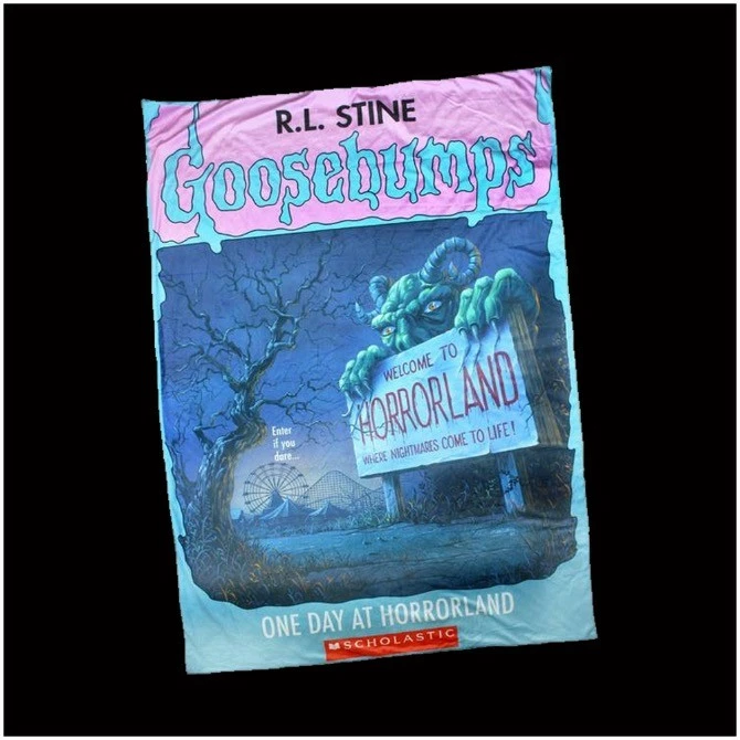 Creepy Company Creepy Co. Goosebumps Horrorland Blanket *SALE* 1 Creepy Company Creepy Co. Goosebumps Horrorland Blanket *SALE*