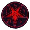 Kreepsville 666 Kreepsville666 Satanic Circle Baphomet Throw Blanket