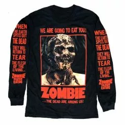 Pallbearer Press Zombie Poster Long Sleeve Shirt