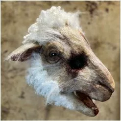 Pumpkin Pulp Lamb Chop Mask -Halloween Gear Sales pp lamb chop 7