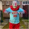 Mad About Horror Spiral Clown Costume KISS ME