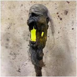 Pumpkin Pulp Shrunken Head Swamp Stick -Halloween Gear Sales pumpkin pulp swamp stick shrunken head 6