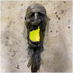 Pumpkin Pulp Shrunken Head Swamp Stick -Halloween Gear Sales pumpkin pulp swamp stick shrunken head 7