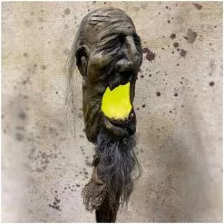 Pumpkin Pulp Shrunken Head Swamp Stick -Halloween Gear Sales pumpkin pulp swamp stick shrunken head 8