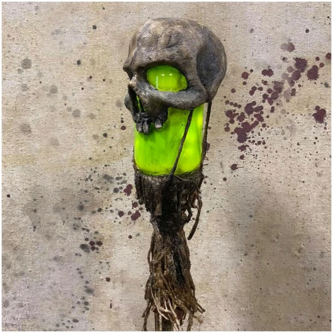 Pumpkin Pulp Skull Swamp Stick 2 Pumpkin Pulp Skull Swamp Stick - Image 2