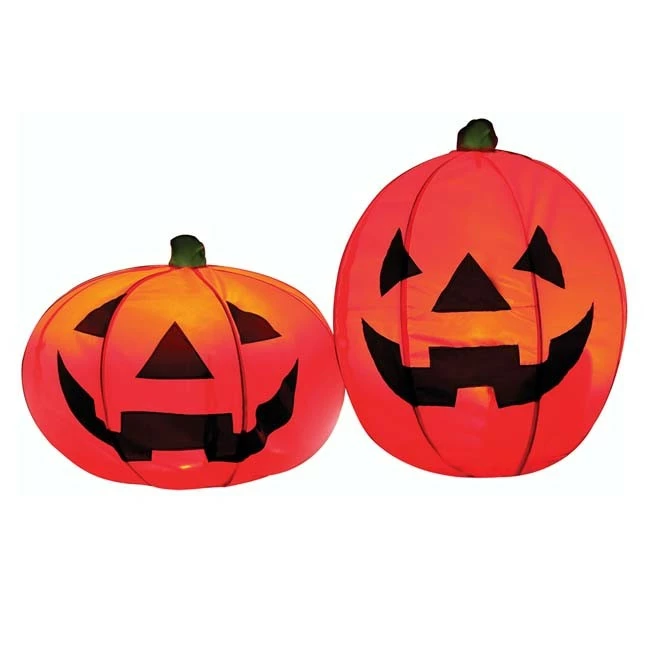 Other Set Of 2 Large Light Up Pumpkins 2 Other Set Of 2 Large Light Up Pumpkins - Image 2