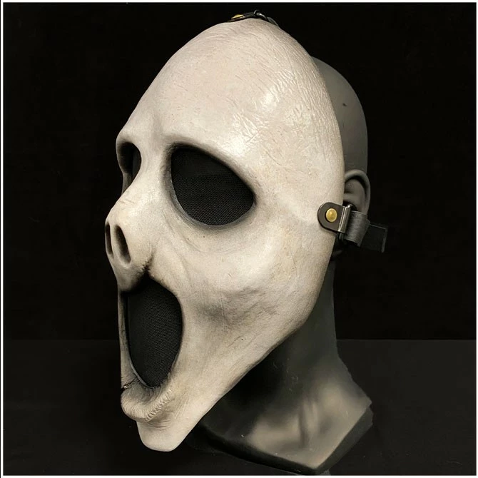 Brocksmith Designs Sorrow Resin Mask Bone White 3 Brocksmith Designs Sorrow Resin Mask Bone White - Image 3