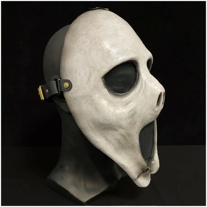 Brocksmith Designs Sorrow Resin Mask Bone White 4 Brocksmith Designs Sorrow Resin Mask Bone White - Image 4