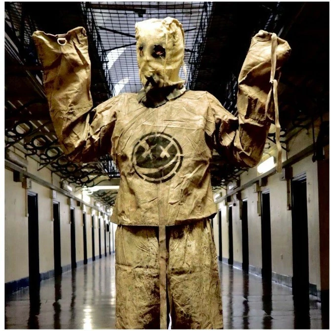 Mad About Horror Straight Jacket And Trousers (Smiley Version) 2 Mad About Horror Straight Jacket And Trousers (Smiley Version) - Image 2