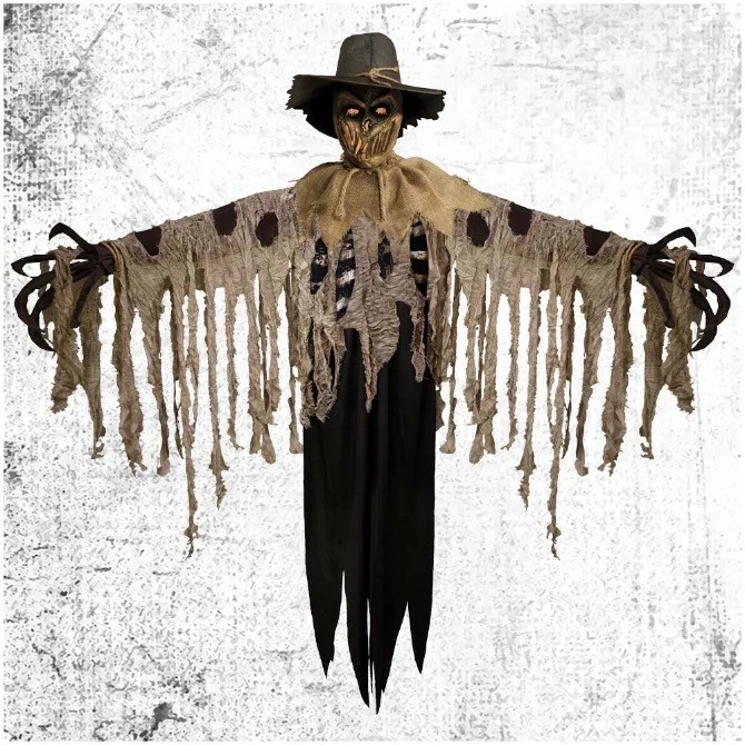 Tekky Toys Animated Flaming Scarecrow Prop 1 Tekky Toys Animated Flaming Scarecrow Prop
