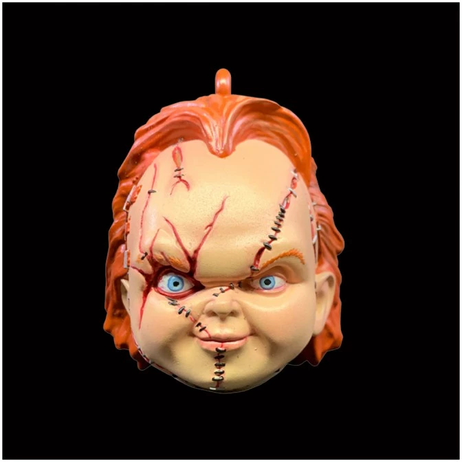 TRICK OR TREAT STUDIOS Holiday Horrors Bride Of Chucky Head Ornament 1 TRICK OR TREAT STUDIOS Holiday Horrors Bride Of Chucky Head Ornament