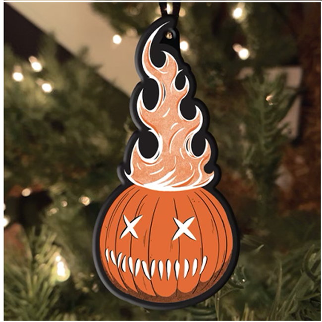 TRICK OR TREAT STUDIOS Holiday Horrors Trick R Treat Sam Sam O'Lantern Metal Ornament 1 TRICK OR TREAT STUDIOS Holiday Horrors Trick R Treat Sam Sam O'Lantern Metal Ornament