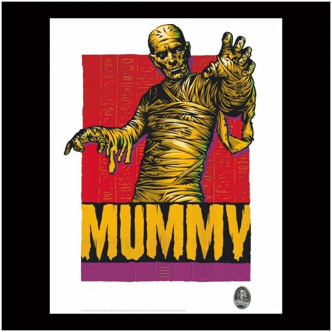FANATTIK Limited Edition Universal Monsters Print Mummy *HALF PRICE* 1 FANATTIK Limited Edition Universal Monsters Print Mummy *HALF PRICE*